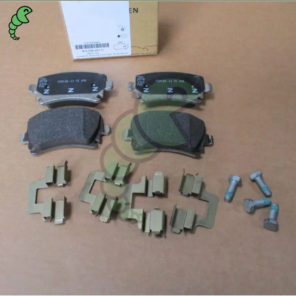 4F0698451 High Quality Rear Brake Pad 4B3698451 4E0698451B use for AUDI A4 A6 A5 A6L Saloon, VW TRANSPORTER V Bus 4F0698451Q