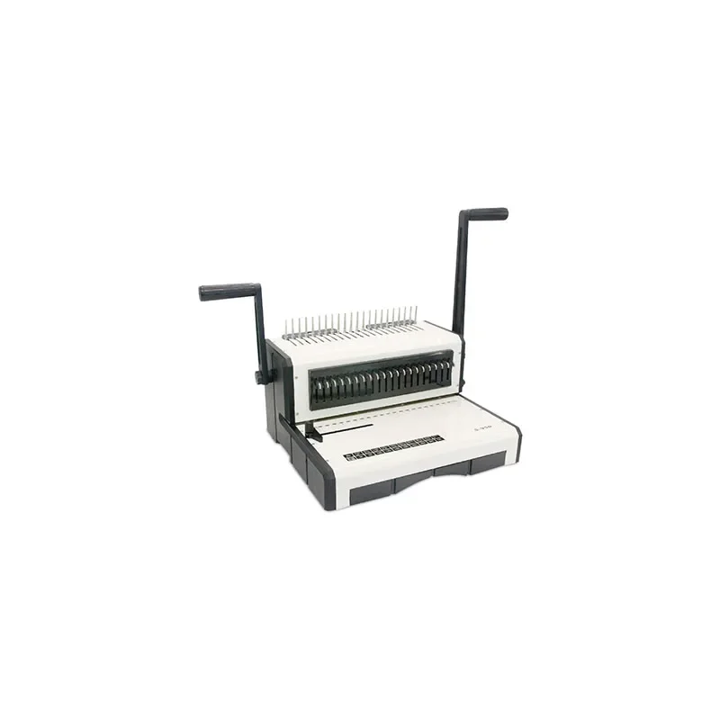 Metal body heavy duty design punch easily CY-S950 Comb wire spiral book binding machine with pin binding machine