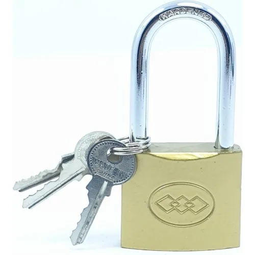 Long Yellow Padlock-50mm