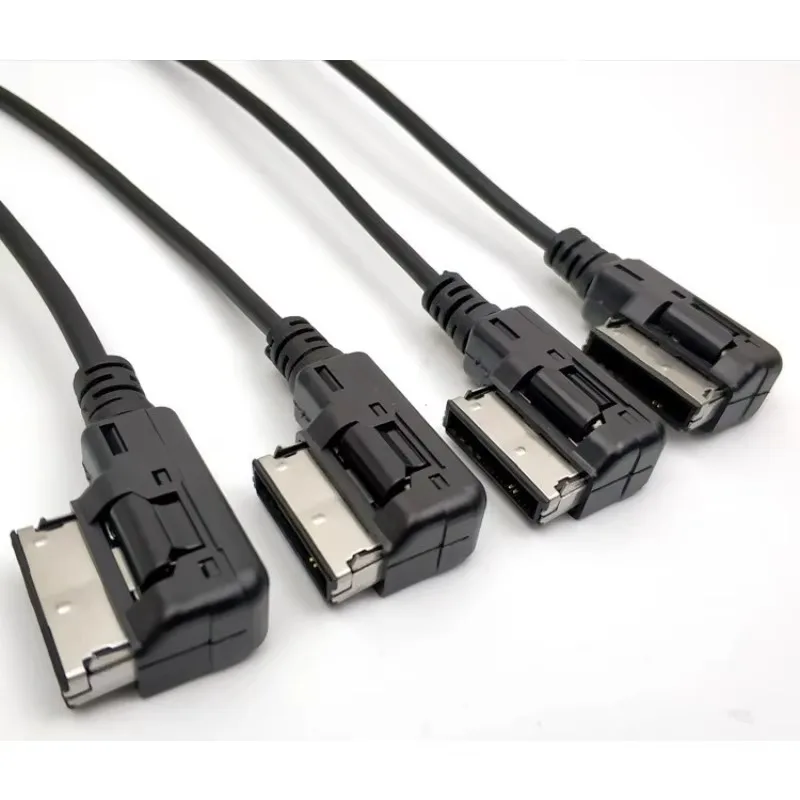 1 Uds para VW MK5 AUDI A3 A4 A4L A5 A6 A8 Q5 Cable USB auxiliar música MDI MMI AMI a USB interfaz hembra Audio adaptador auxiliar Cable de datos