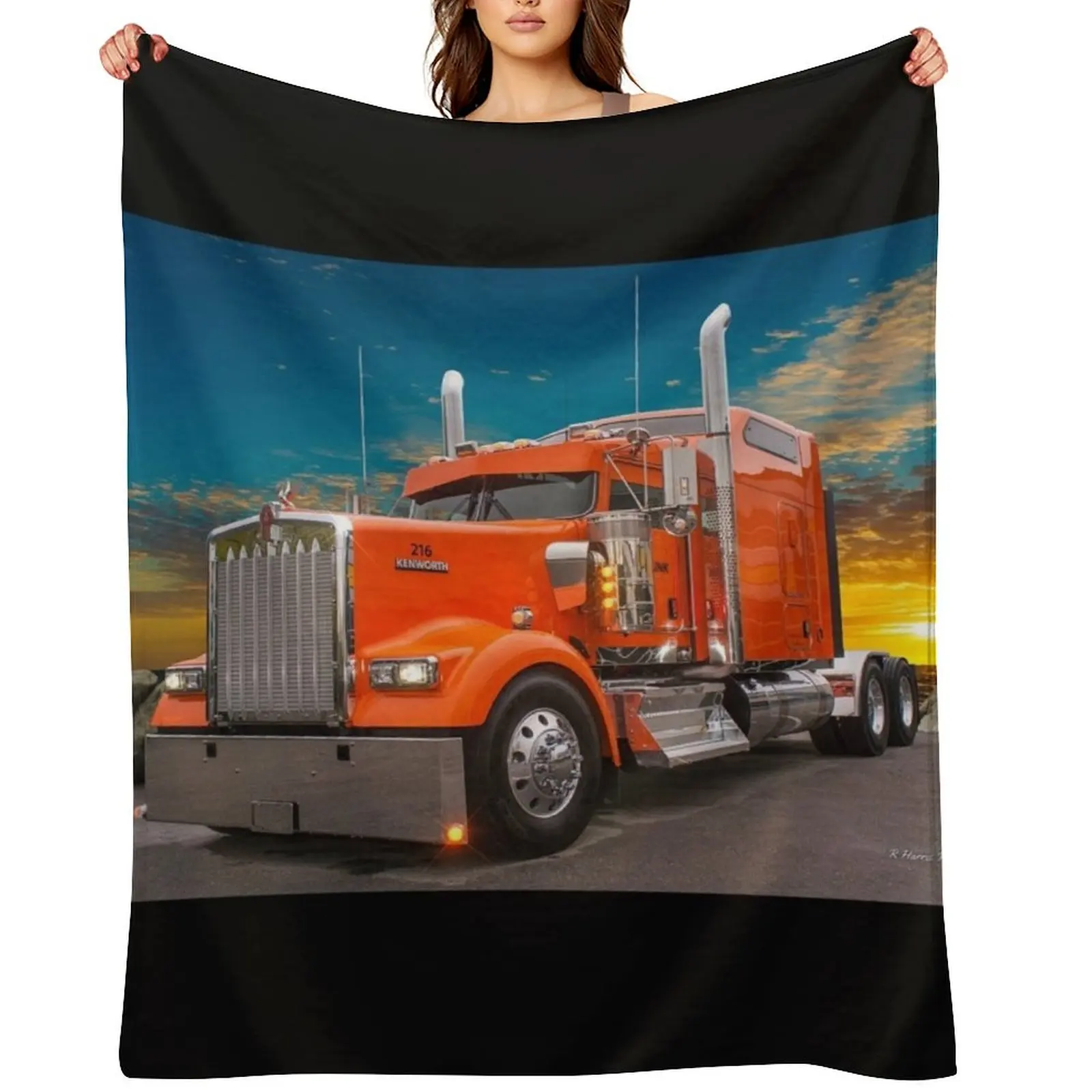 Orange Kenworth Thr…