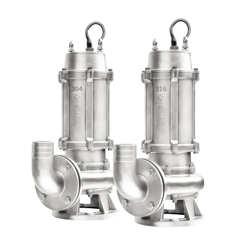 

Hot Sale 3 Phase Stainless Steel Submersible Sewage Drainage Pump