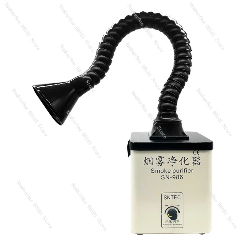 Electronic repair solder smoke purifier, multi-layer filtering smoke exhaust, high-efficiency purification