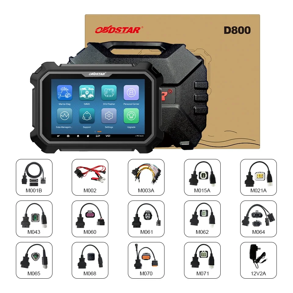 New OBDSTAR D800 B PWC scanner tablet personal watercraft diag device jet ski diagnostic scan tools boat Marine Diagnostic Tool