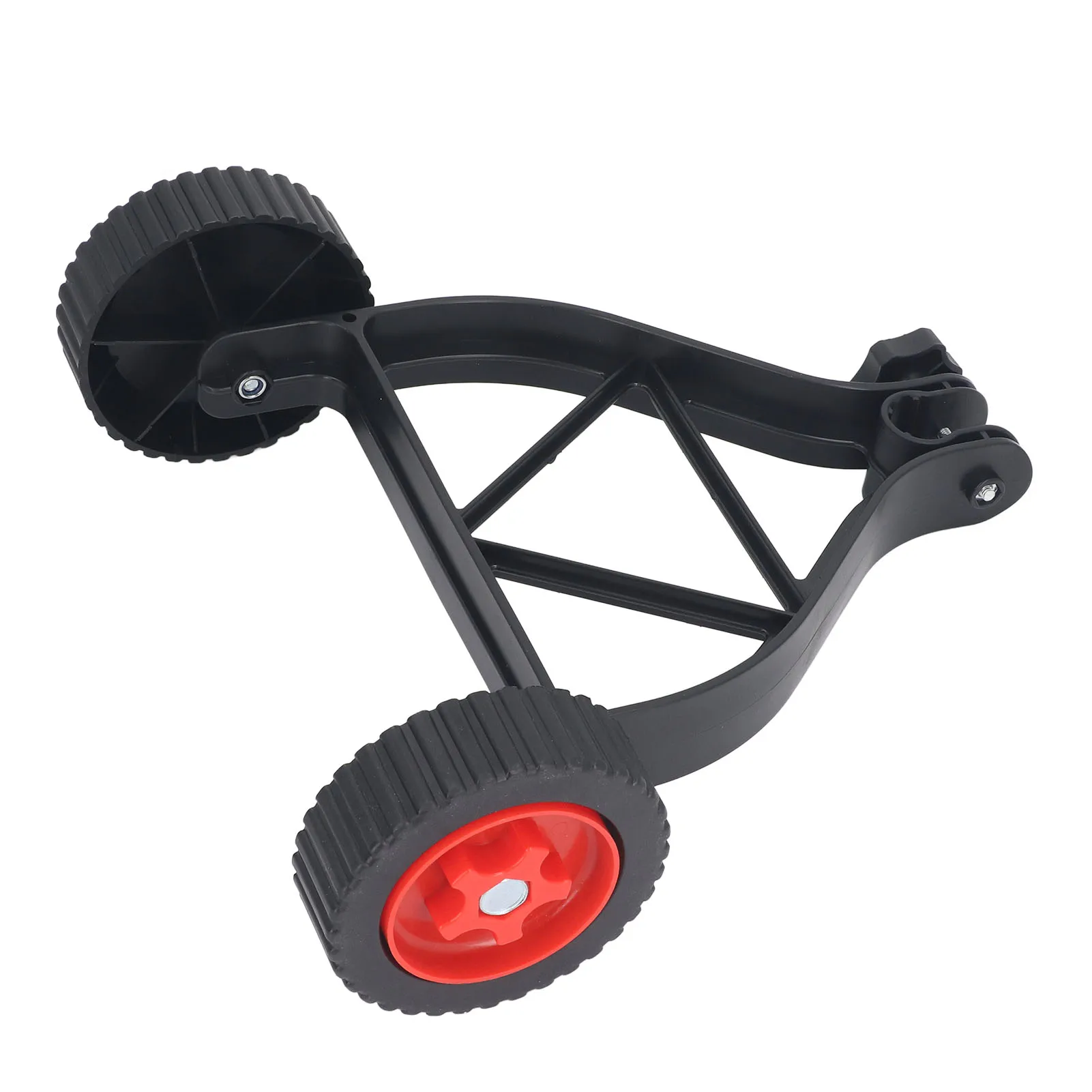 Roda de suporte para cortador de grama de lítio, altura ajustável, portátil, universal, roda de suporte para jardinagem