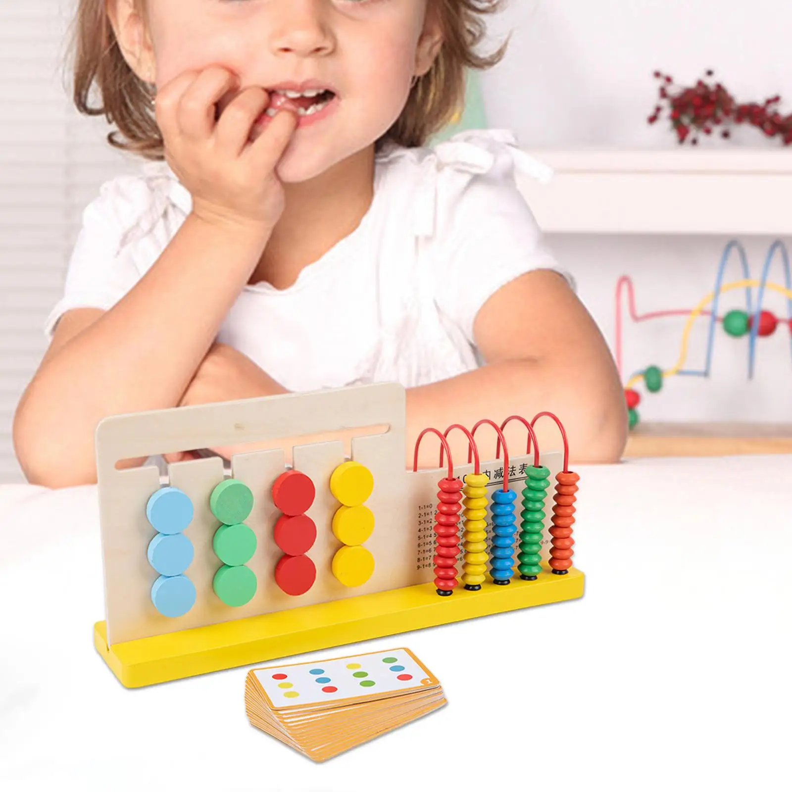 Schuifpuzzelframe Telraam Spelen en leren Houten speelgoed Verjaardagscadeau Kinderen