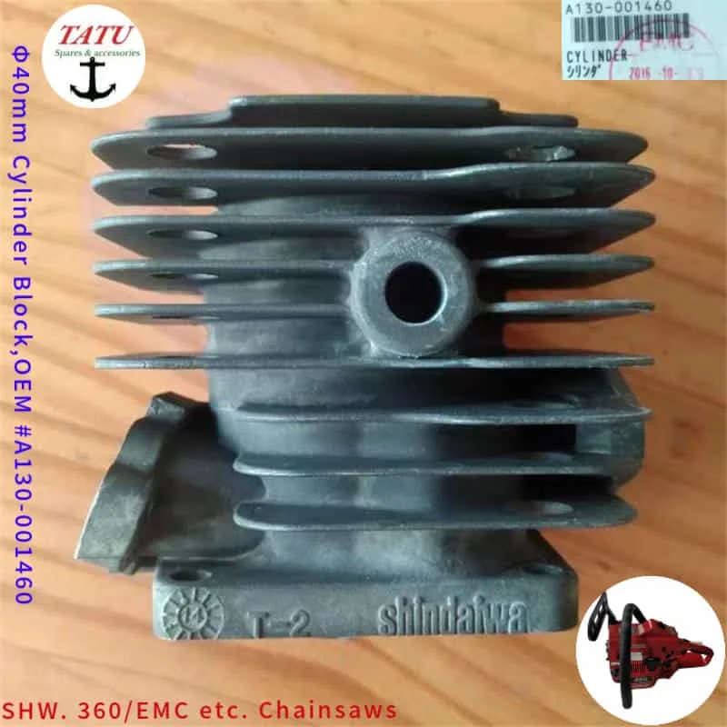 360 OEM CYLINDER BLOCK ONLY A130-001460 40MM FOR SHINDAIWA 360EMC CHAINSAW ORIGINAL ZYLINDER HEAD 22156-12111 SPARE PARTS