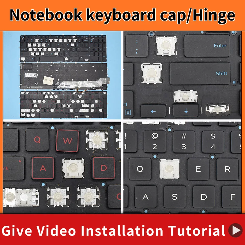 

Replacement Keycap Key cap Hinge for Dell G3 3500 3579 3779 3590 G5 5500 5587 5590 5575 G7 7580 7588 7790 7590 Vostro 15 5568
