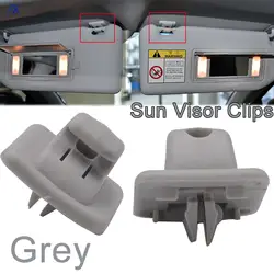 2X Interior Sun Visor Clips Fastener Clip Support Hook Holder Hanger For Peugeot 107 307 307CC 307SW 206 306 Citroën C1 DS3 C5