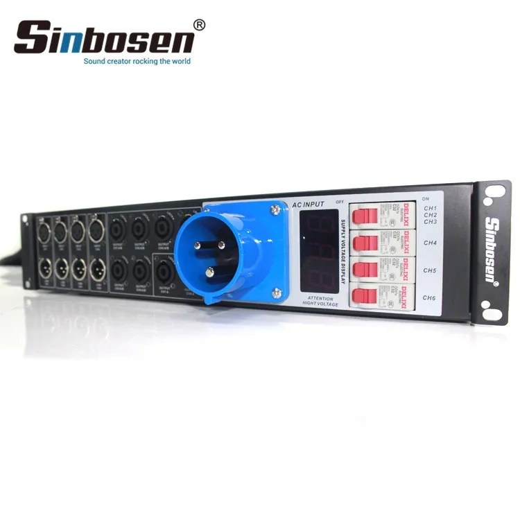 Sinbosen Professioneel geluidssysteem LAS4+8 Power Controller Distributeur