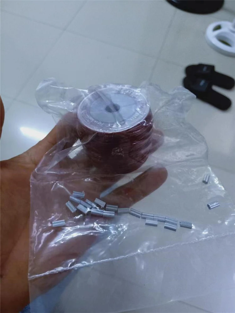 304 Stainless Steel Coated Steel Wire Rope, Anti Bite Wear-Resistant Fishing Wire, Jewelry Pendant Llamp Crystal Wire 0.38-1.0mm