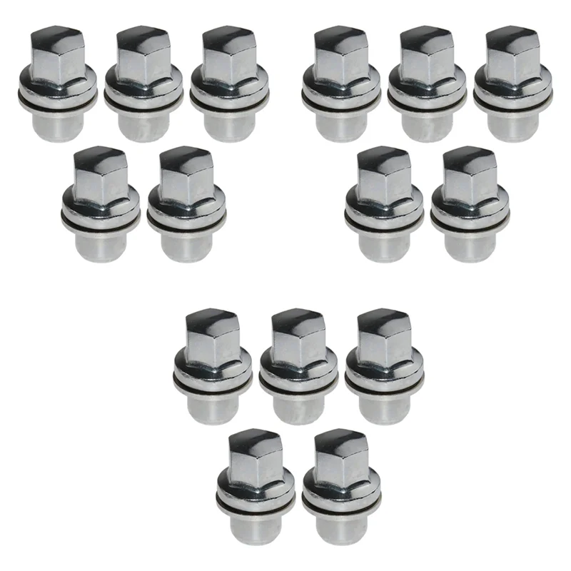 

AS-15Pcs RRD500290 Wheel Nut Cap For Land Rover Discovery 3 4 Range Rover L322 Sport 2004-2009 Hub Screw Cover