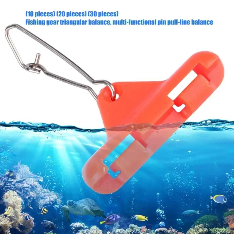 Fishing Rig Accessory Clip for Tackle Organization, Fishing Baits Clip Sinkers Slides with Metal Clip for Sea Fishing 4XBB