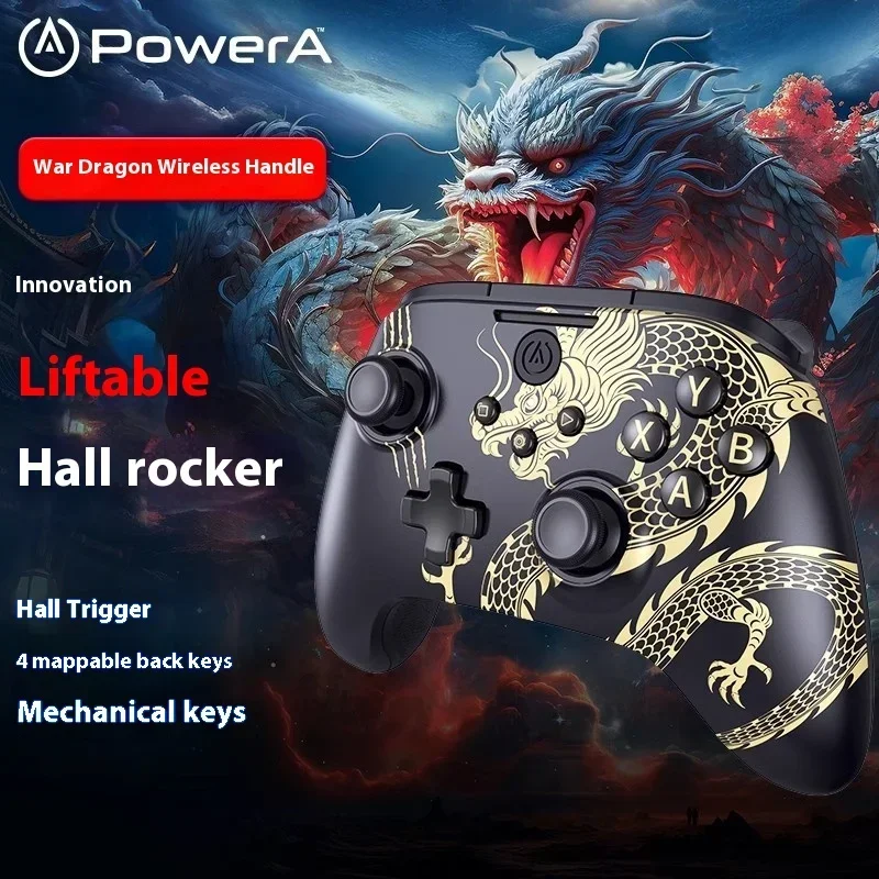 Powera Pcgp0386-01 Wireless Gamepad 3mode Customized Dynamic Rocker 1000hz BT Game Controllers Steam/Apex Support PC/Android