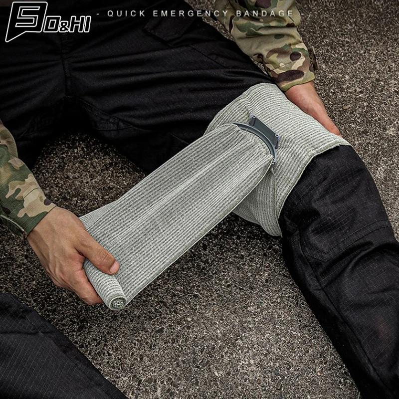 

Rhino Rescue 4inch Israeli Bandage Wound Dressing Emergency Compression for Battle Dressing First Aid IFAK Trauma