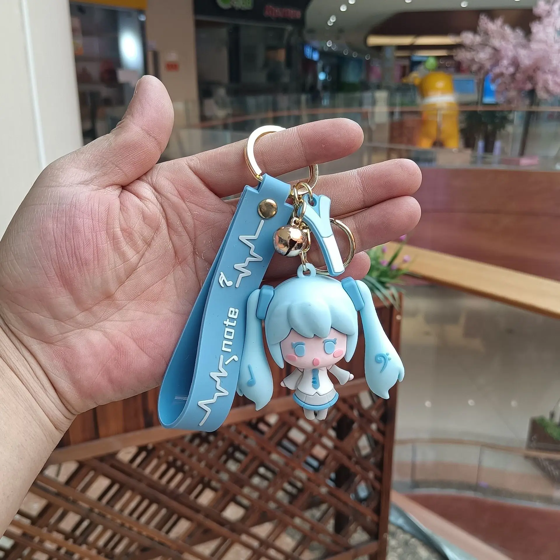 1 قطعة ل هاتسون ميكو المفاتيح أنيمي الشكل المدرسية قلادة سيارة كيرينغ الحلي حقيبة بنقوش كرتونية سحر