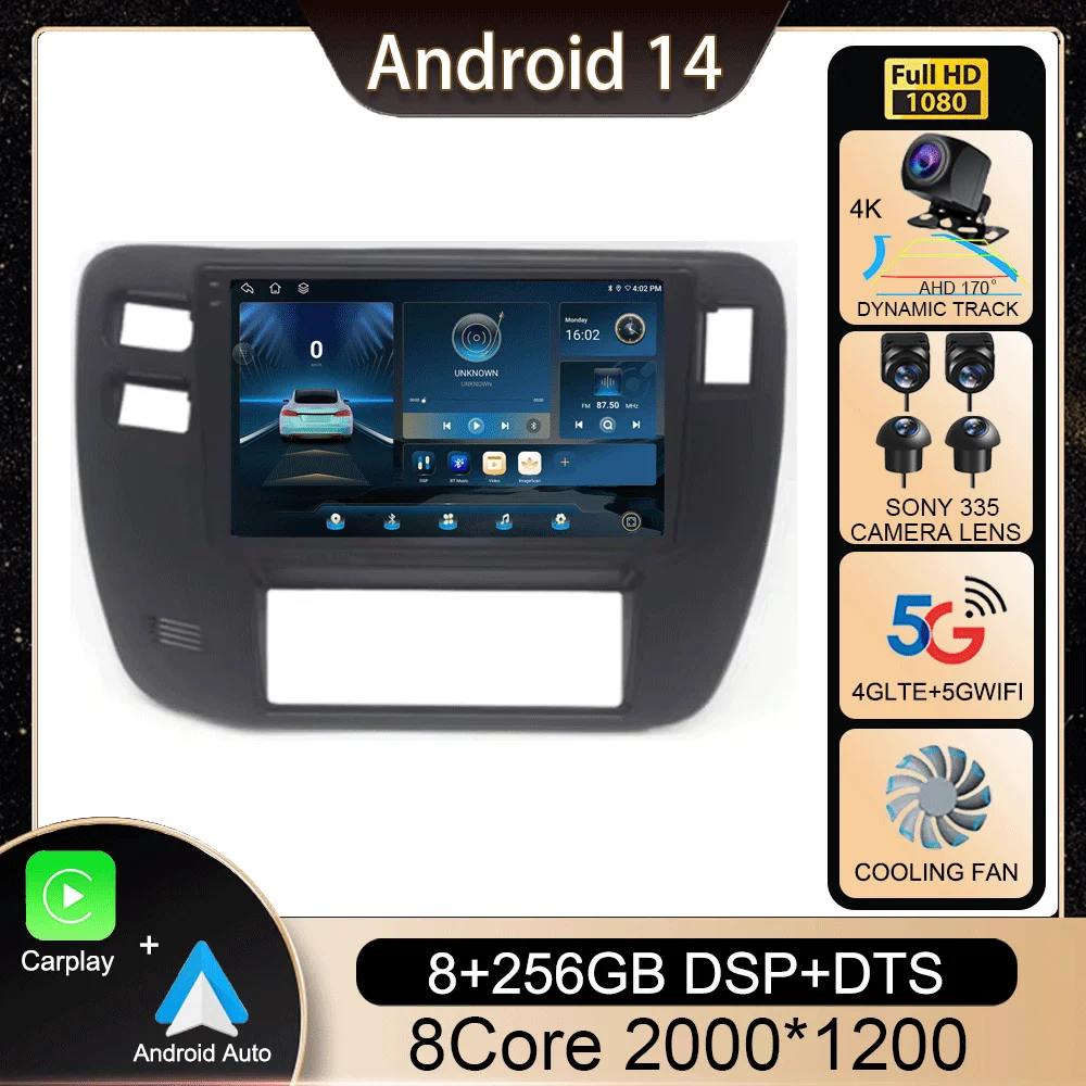 

Android 14 Car Radio For NISSAN Patrol 1997 1998 1999 2000 2001 2002 2003 2004 2005 GPS Navigation Multimedia Player Autoradio