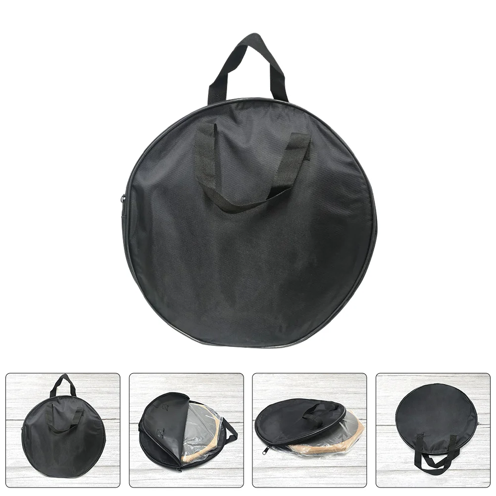 Organizer Bags Dumb with Handle Snare Drum Sticks Practice Pad Stand Tall Cymbal Case Hardware Black Carrying Drums