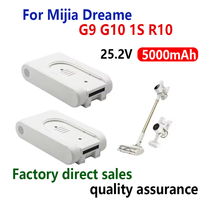 For Mijia Dreame G9 G10 1S R10 Wireless Vacuum Cleaner Original 25.2V 3.0Ah/5000mAh/Rechargeable Lithium Ion Battery Pack NEW