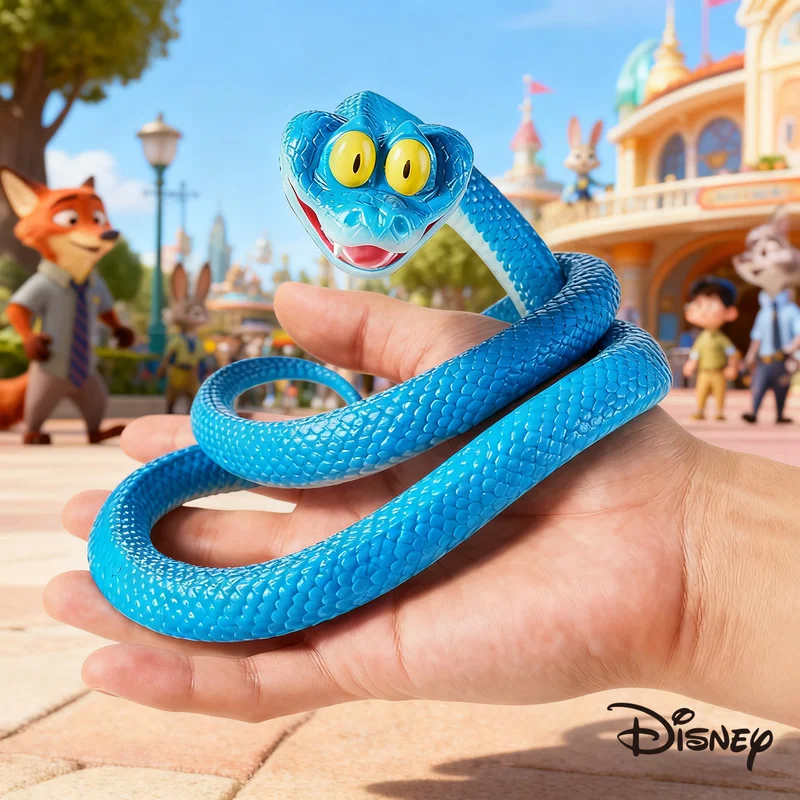 Zootopia 2: Surrounding Snakes Gary, A Snake Decompression Blind Box Judith Nick'S Figurine, Full Body Movable Ornament