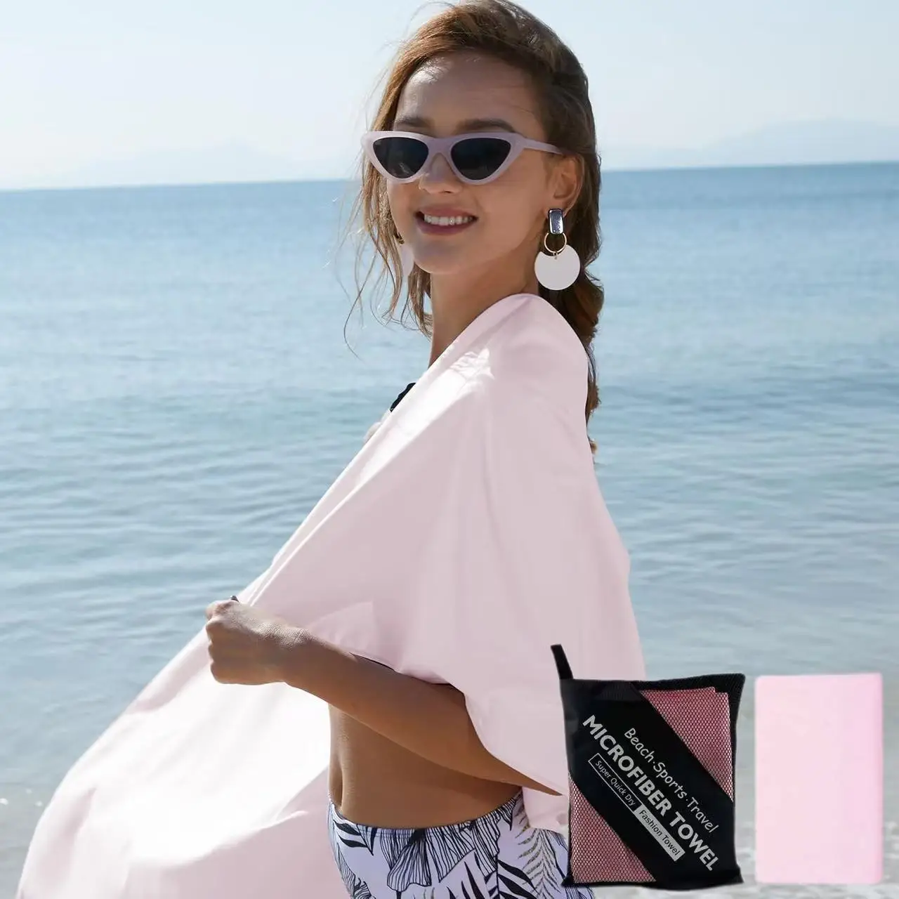 

1, быстросохнущее походное полотенце, дорожное полотенце из микрофибры, супервпитывающее быстросохнущее полотенце для кемпинга, пляжа, тренажерного зала, альпинизма, йоги