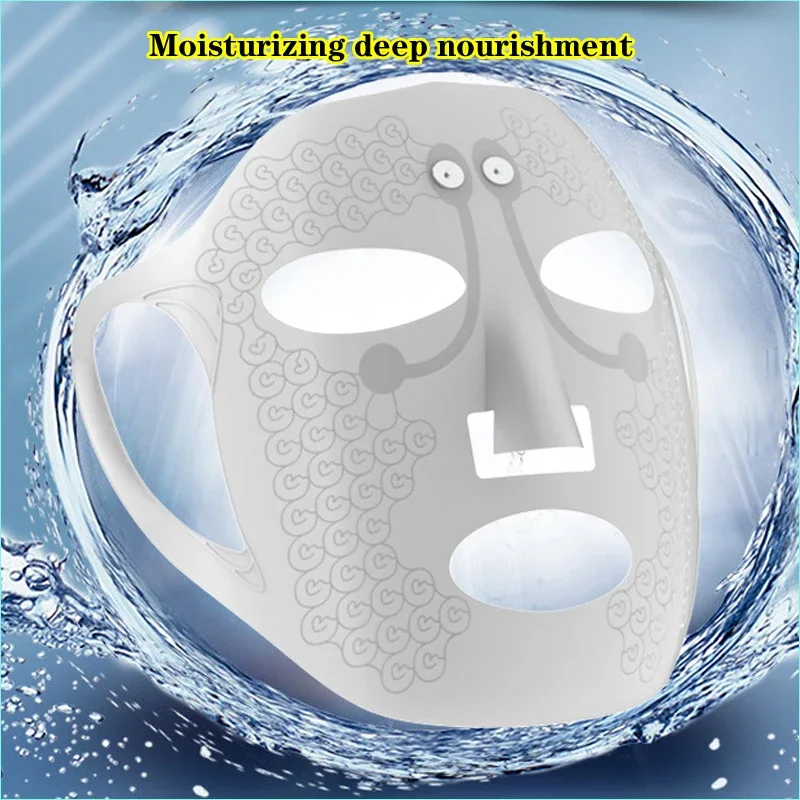 Electric Face Mask Cream Absorption Massager Anti Wrinkle Skin Lifting Firming Electric Muscle Stimulation Facial Beauty Device