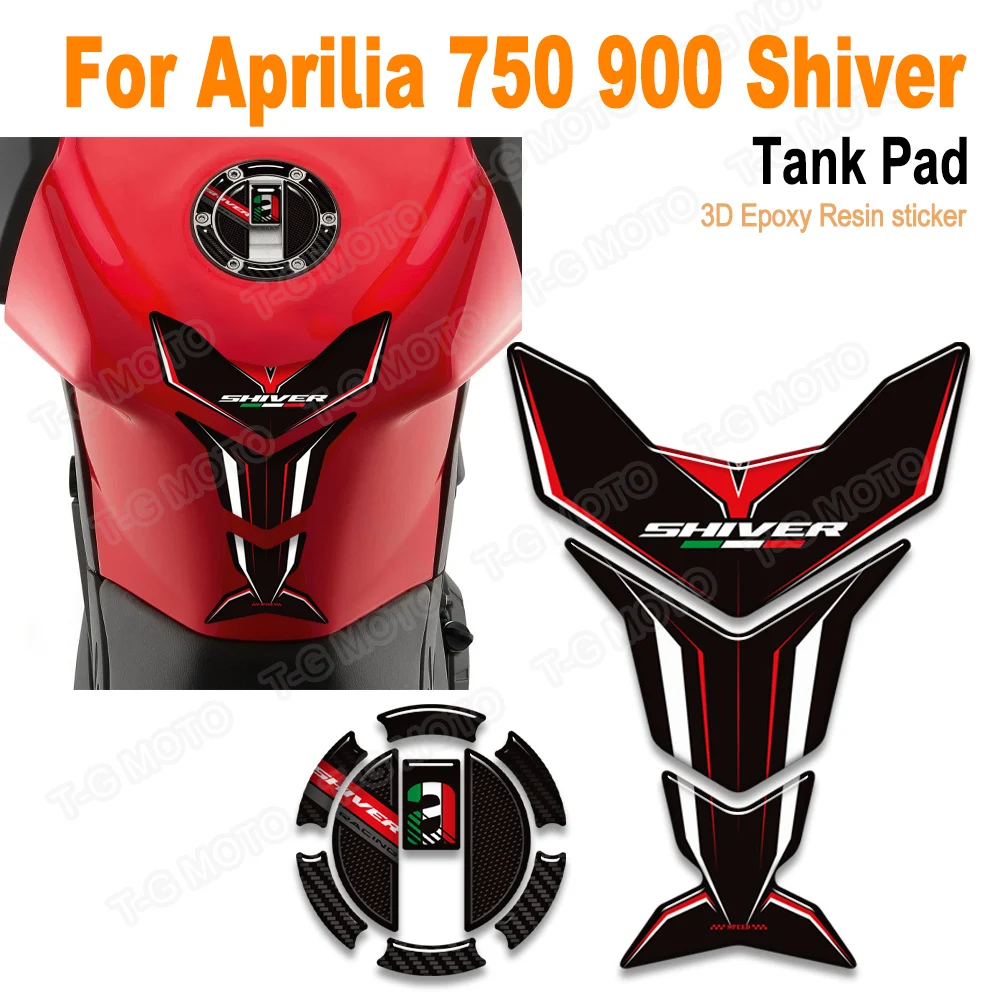 

Для Aprilia SL 750 900 Shiver мотоциклетная накладка на топливный бак, защитные наклейки из рыбьей кости, наклейки SHIVER 750 SHIVER 900
