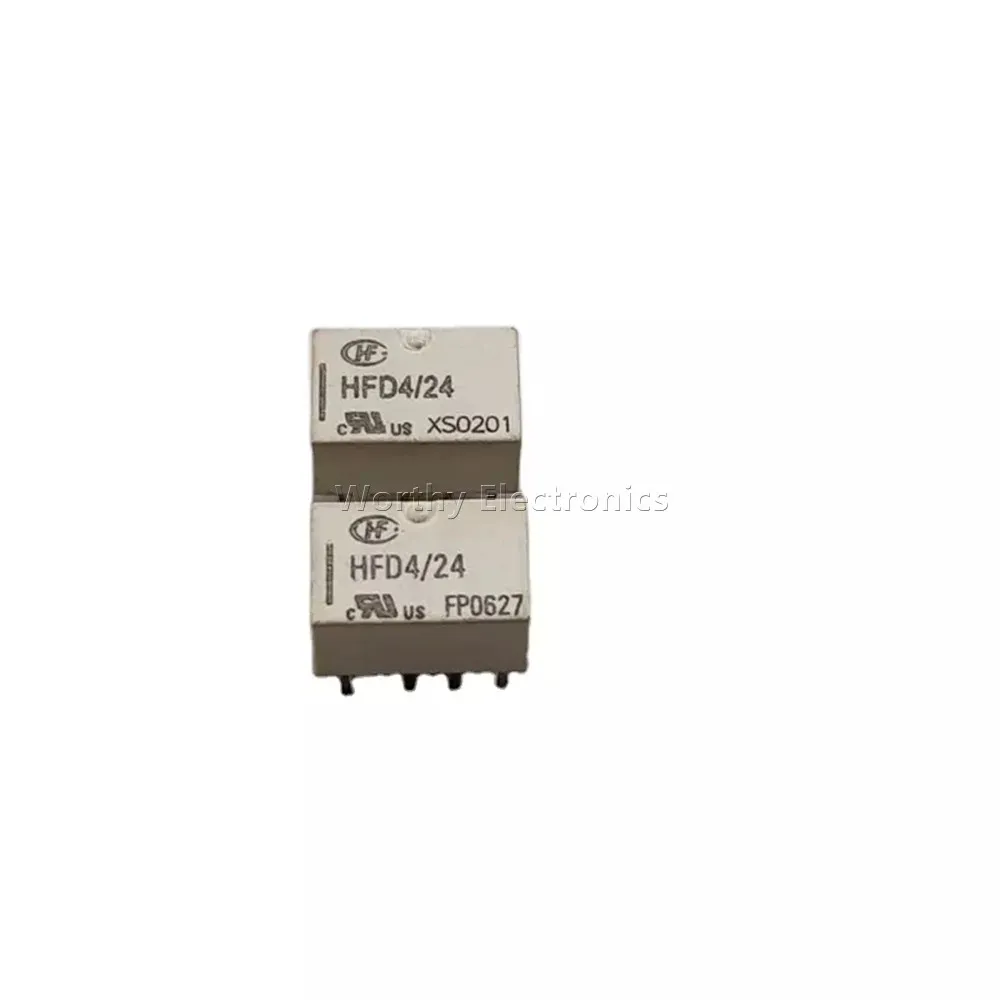 

Free Shipping 10PCS/LOT 24VDC 8PIN Relay HFD4/24