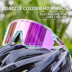 Kapvoe  Men Sports UV400 Cycling Sunglasses MTB Cycling Bike Fishing Eyewear Cycling Glasses Sunglasses Women Driving Goggles