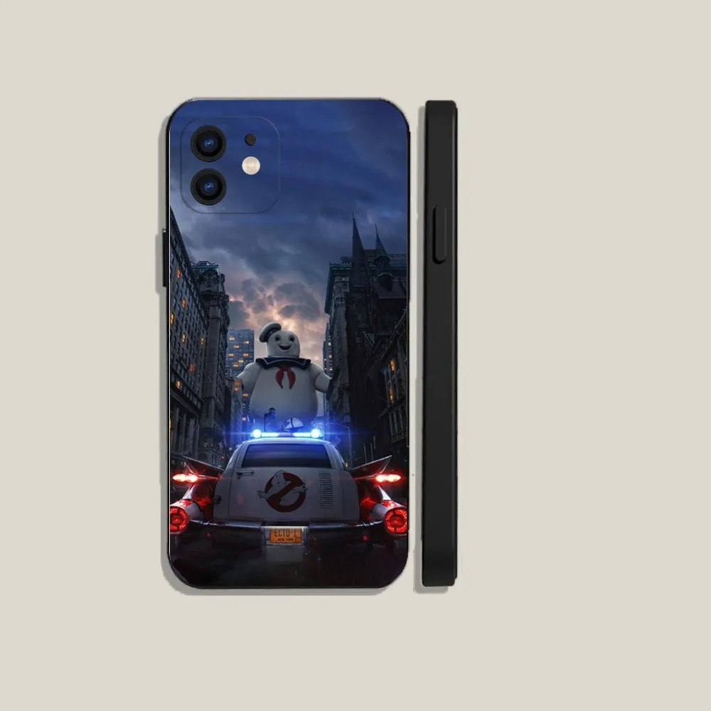 Movie-G-Ghostbusters  Phone Case For iPhone 15,14,13,12,11,Plus,Pro Max,XS,X,XR,SE,Mini,8,7 Soft Silicone Black Cover