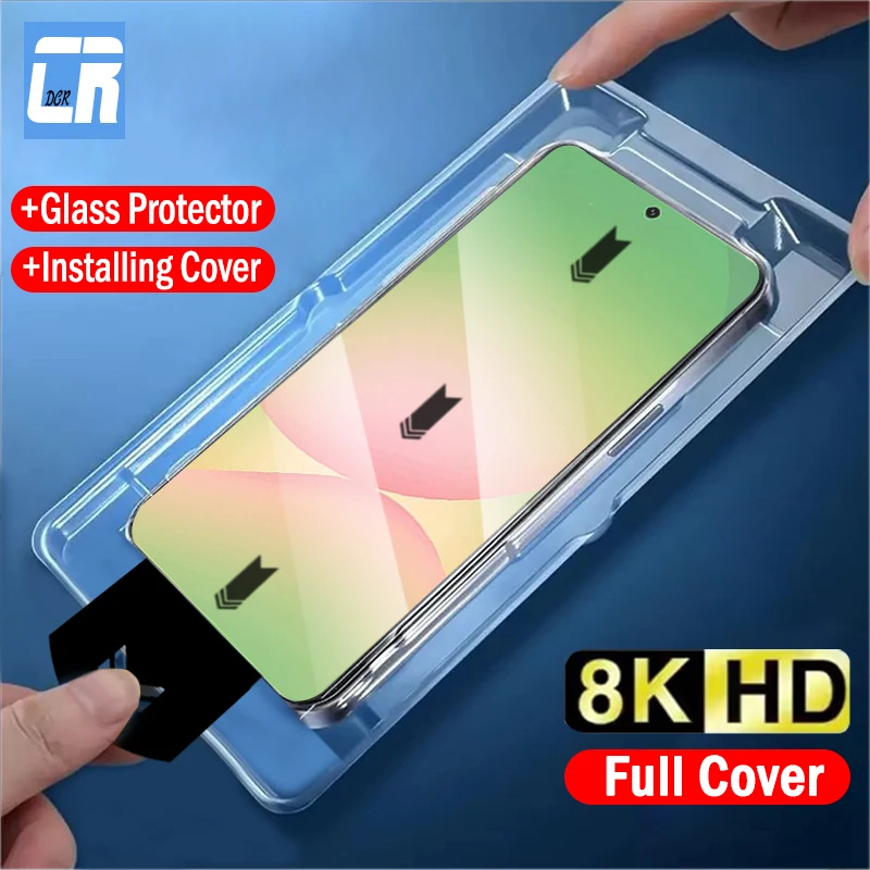 

1-2pcs Dust Free Easy Installation Screen Protector for Samsung A56 A55 A54 A53 A52S A42 A36 A35 A33 A32 A23 A21 A13 C55 Glass