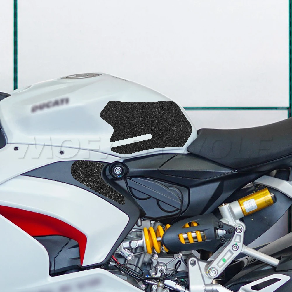يصلح ل DUCATI PANIGALE V2 899 959 1199 1299 دراجة نارية عدم الانزلاق خزان الوقود ملصقات قبضة الركبة منصات الجر الشارات