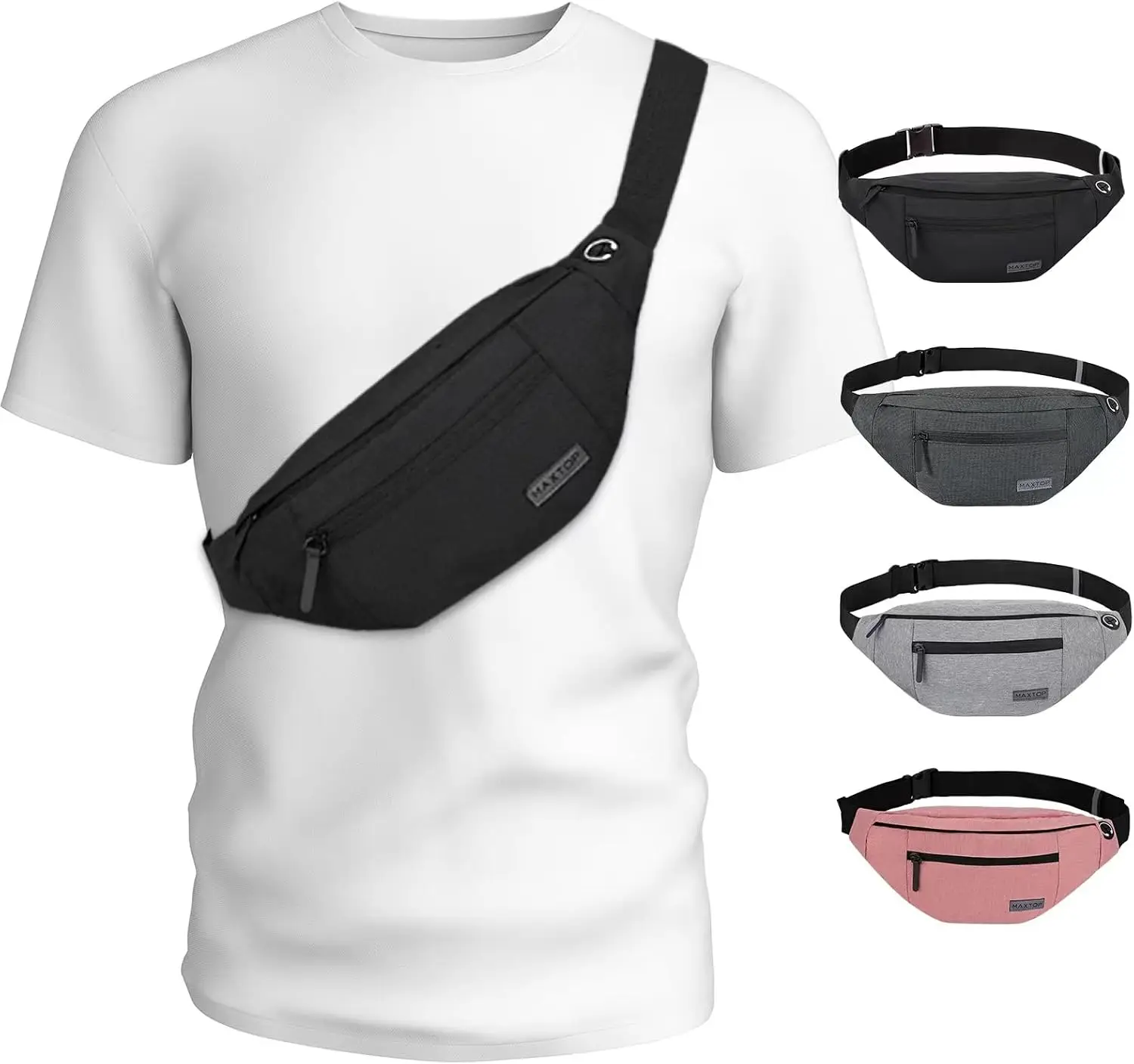 

Crossbody Fanny Pack,Gifts for Enjoy Sports Festival Workout Traveling Running Casual Hands-Free Wallets Waist Pack Phone Bag