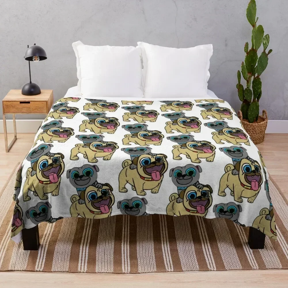 

Puppy Dog Pals Throw Blanket Long Lasting Soft Plush Blanket for Daily Use