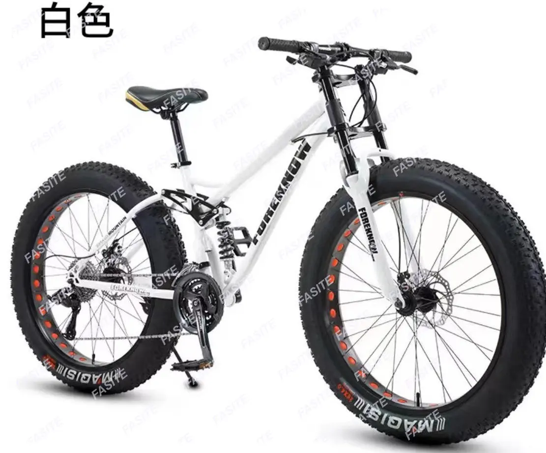 Price Aluminum Alloy Soft-tail Frame  26inch Snow Bike Fat Tire Bicycle