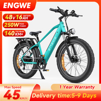 ENGWE-Electric Bike with Fat Tire, E-Bike, High-speed Motor, 48V, 16Ah Battery, Outdoor Riding, Adult, 26*4.0 Inch