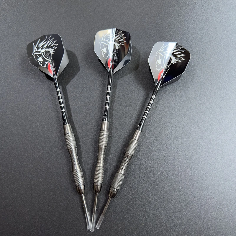 3pcs/Set Of Metal High-grade Imitation Tungsten Steel Needle Darts 20g Professional Competition Training Black Aluminum Rod