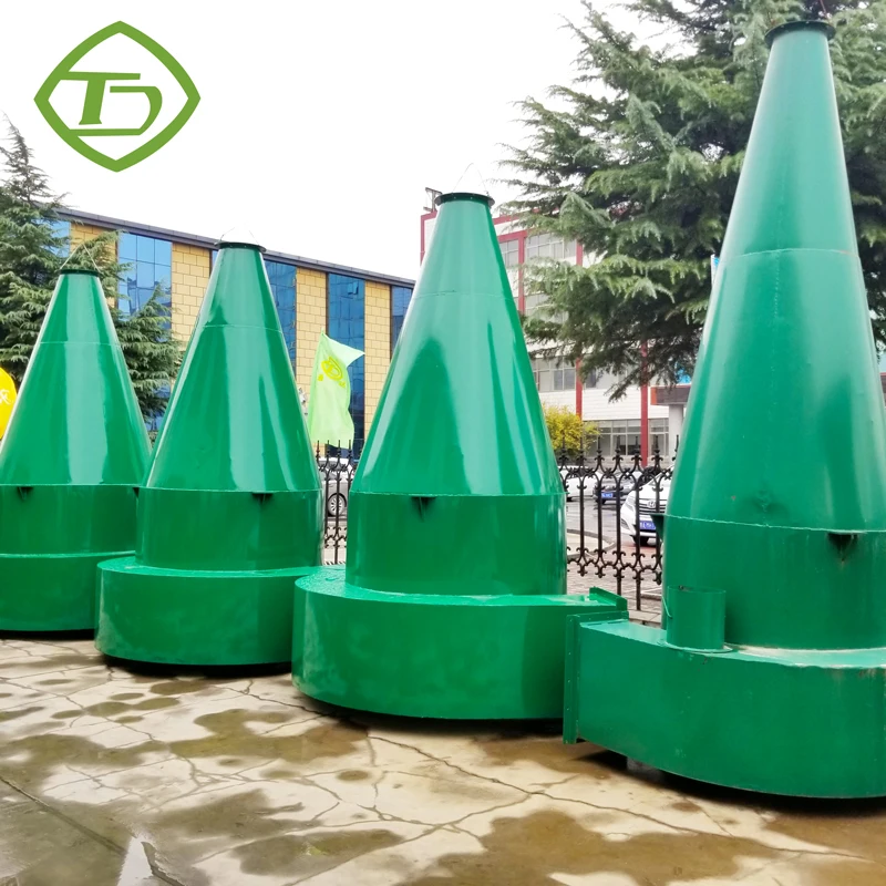 Tongda Brand Dust Removal Equipment for Fertilizer Plant / Cyclone Dust Collector