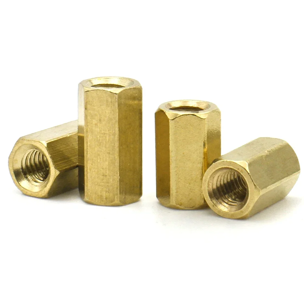 

5-20PCS Brass Hex Female-Female Spacers M2-M5 hollow standoffs for PCB and motherboard installation