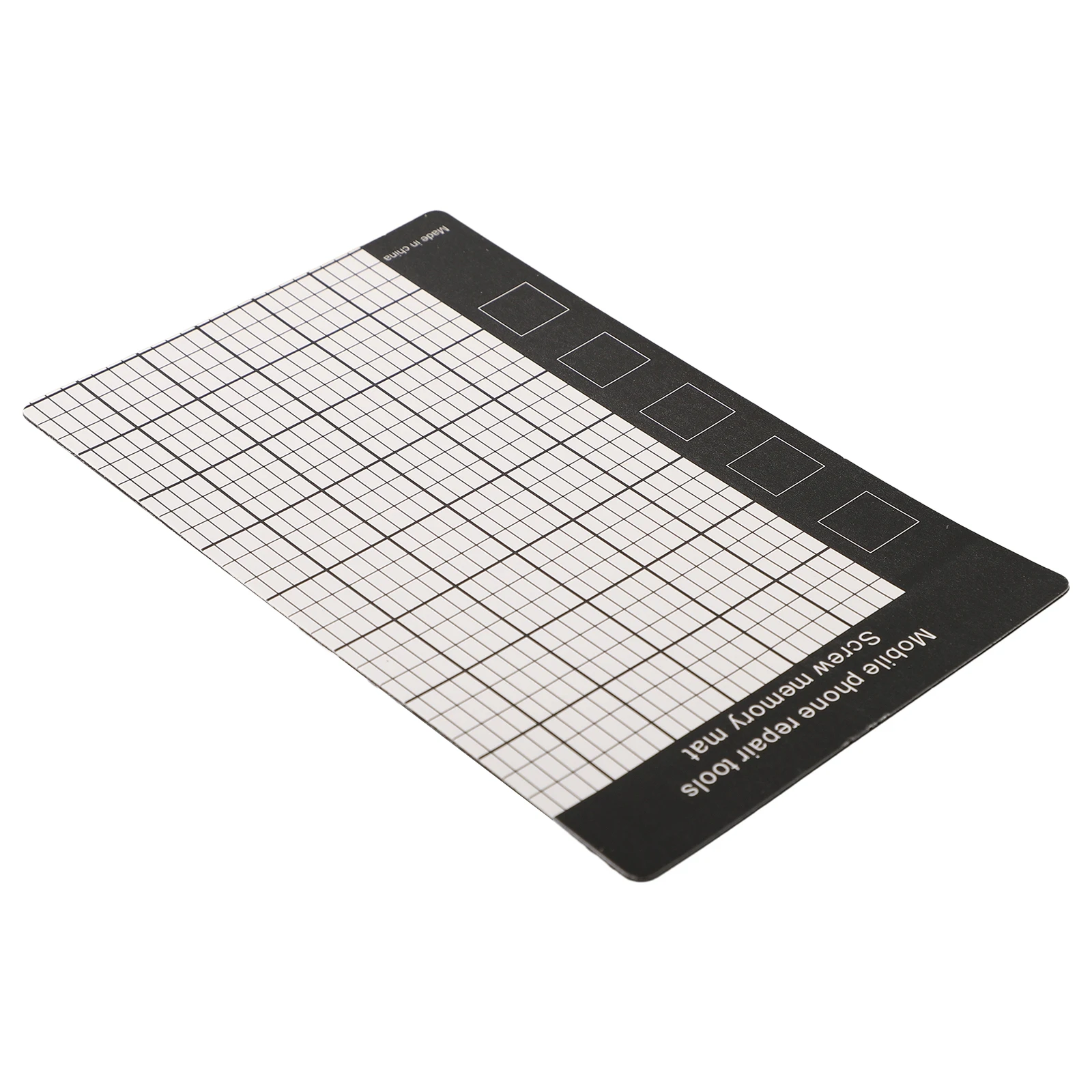MAGNETIC MOBILE PHONE REPAIR MAT Magnetic Mat Black Fix Small Screws Magnetic Screw Memory Mat Screw Storage Mat 145 X 90mm Tool