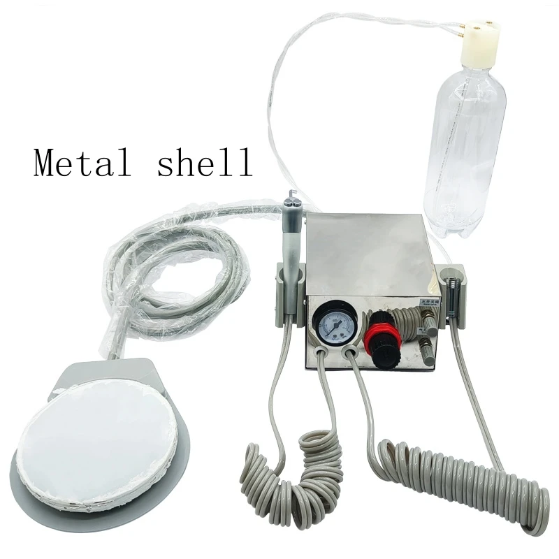 Dental Portable Turbine Small Tooth Preparation Machine Low Speed Handpiecem Mini Simple Practice Oral Polishing Machine