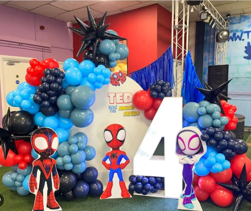 Спайди и его удивительные друзья вырезы Spidey большой декор детский душ день рождения стоячий реквизит супергерой пенопластовая доска на день рождения