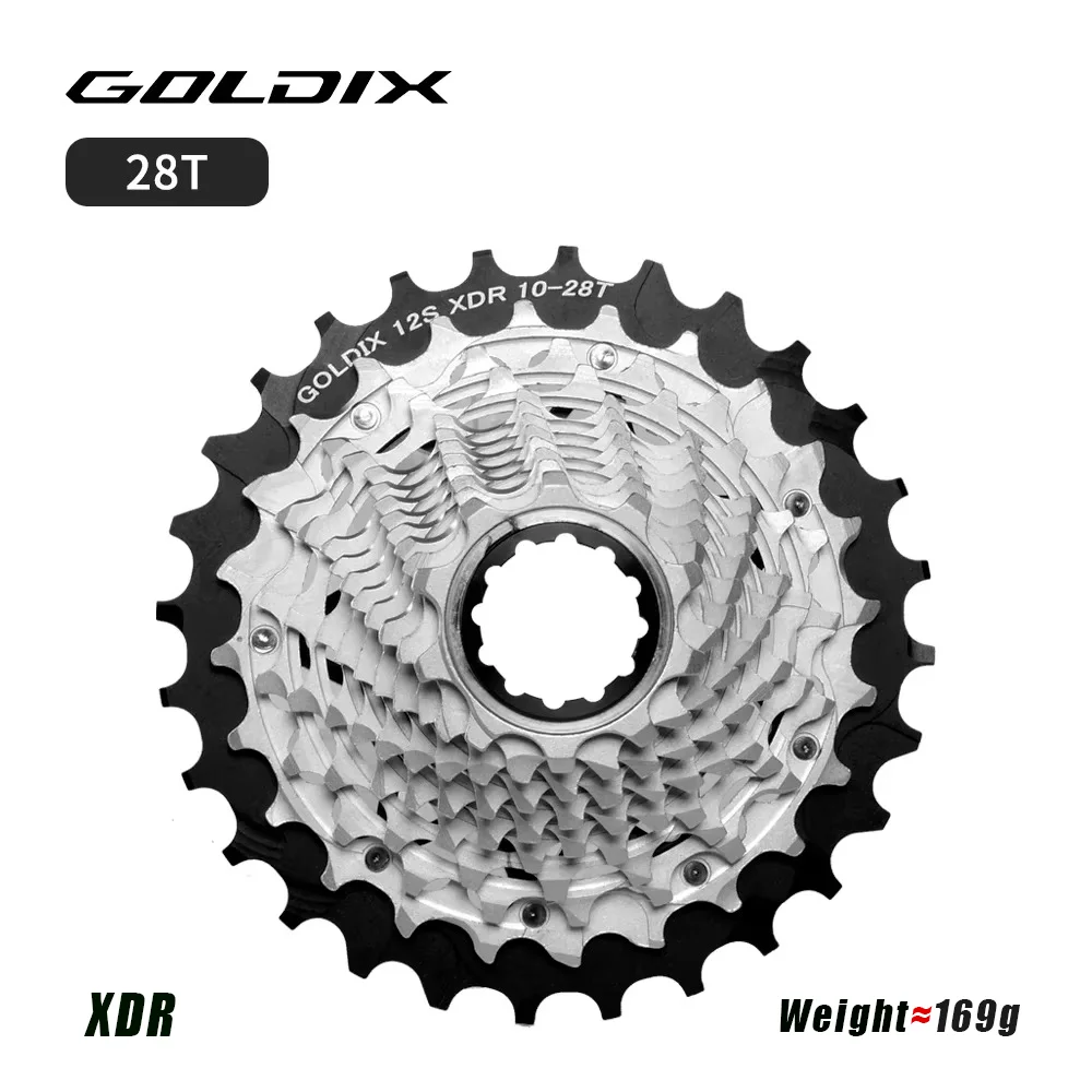 GOLDIX XDR 12 スピードカセット 28T 33T 36T 超軽量 K7 カセット 12V