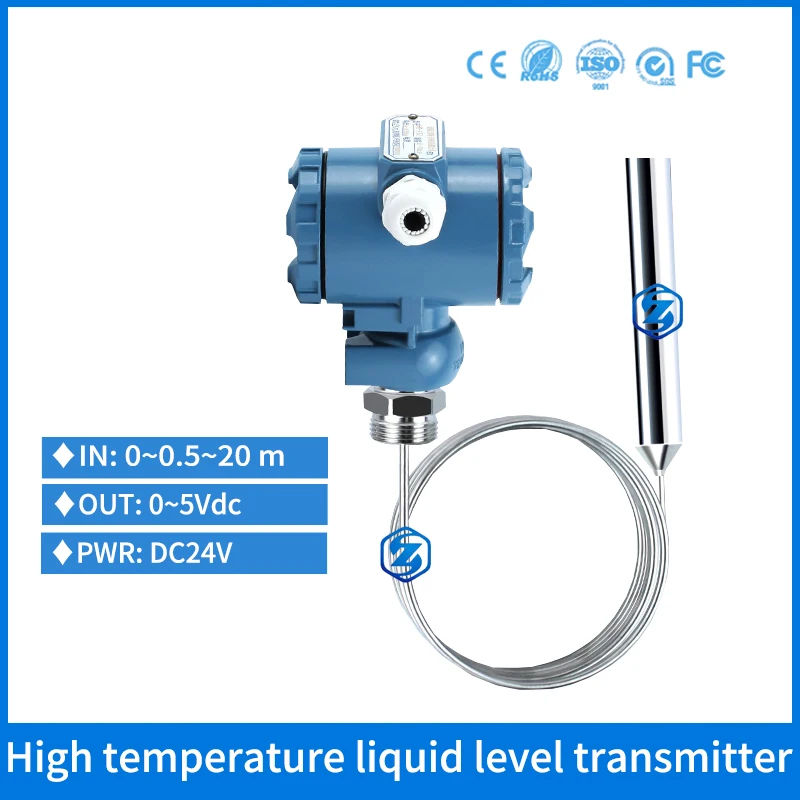 

Stainless Steel 304 0-5V Submersible Petrol Oil Diesel Tank Level Sensor High Temperature Anticorrosive Liquid Level Meter Gauge