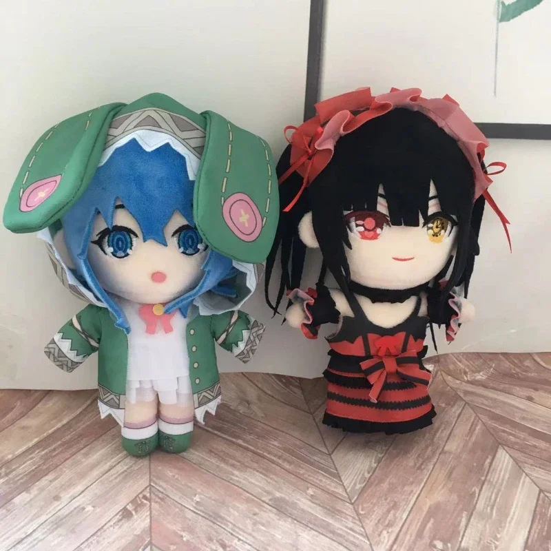 

DATE A LIVE Plush Toys Tokisaki Kurumi Himekawa Yoshino Stuffed Dolls Nightmare Hermit Plushie Figures Kids Christmas Gifts