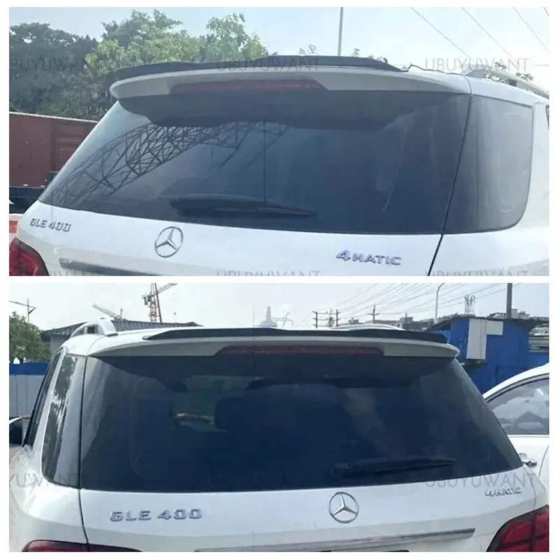 For Benz GLE Grade ML-Class W166 GLE350 400 ML350 Rear Wing Spoiler Car Modification ABS Exterior Accessories Parts 2014-2018