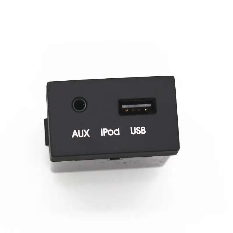 961201R000-conector auxiliar y USB para Hyundai, adaptador de puerto auxiliar para iPod, Accent Solaris, 961201R000RY, 2011-2013