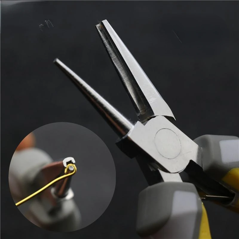 gold wire silver wire round nose winding C ring pliers One Step Looper jewelry for DIY Making Earrings Bracelets Necklaces Tool