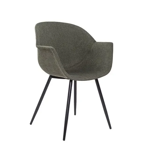 Custom modern nordic fabric comfortable coffee accent living room leisure arm chair