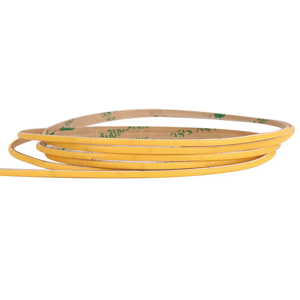 2mm Ultra Thin Slim COB LED Strip DC5V 12V Flexible LED Tape 3000K/4000K/6000K/Orange Amber 1700K 1800K For DIY Car Light 1-5m